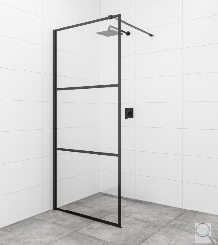 Sprchová zástěna walk-in 80 cm SAT Walk-in SIKOWI80CP. obr. 1