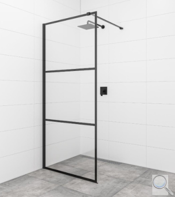 Sprchová zástěna walk-in 80 cm SAT Walk-in SIKOWI80CP. obr. 1