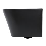 WC se sedátkem softclose závěsné SAT Infinitio černá mat zadní odpad SATINF010RREXPBKM. obr. 6 