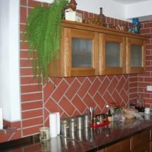 Klinker ukázky realizací - Cihlová dlažba Terra 215 patrizierrot - 