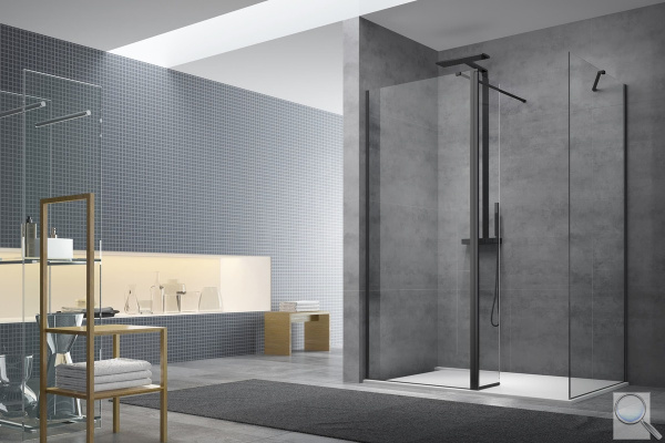 Sprchová zástěna Walk-in 140x90 cm SAT SATBWI14090PRCROZC. obr. 1