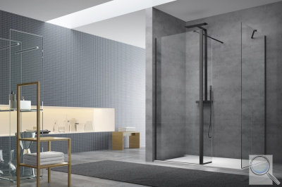 Sprchová zástěna Walk-in 140x90 cm SAT SATBWI14090PRCROZC. obr. 1