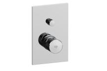 Vanová baterie SAT Evolution včetně podomítkového tělesa chrom lesk SATBSEVO215