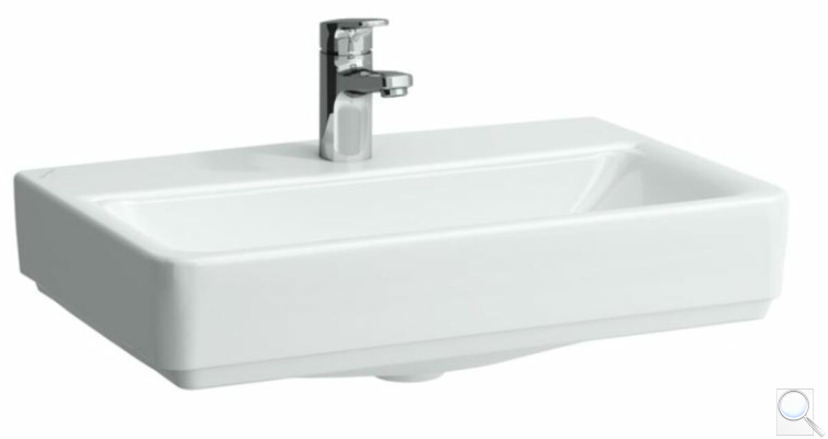 Umyvadlo Laufen Pro 55x38 cm otvor pro baterii, bez přepadu H8179580001561. obr. 1