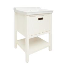 Koupelnová skříňka s umyvadlem Naturel Country 65x85x53 cm bílá COUNTRY65ZBI