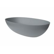 Umyvadlo na desku SAT Aula 60x36 cm světle šedá mat bez otvoru pro baterii, bez přepadu SATAU6036LGC. obr. 3 