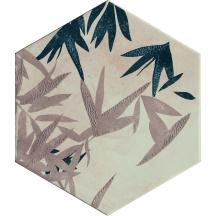 Dekor Cir Miami blue hexagon florida mix barev