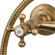 Sprchový systém Paffoni Ricordi s kohoutkovou baterií bronz ZCOL000BR. obr. 6