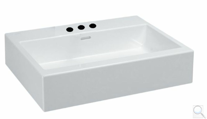 Nábytkové umyvadlo Laufen Living City 60x46 cm tři otvory pro baterii H8174330001081. obr. 1