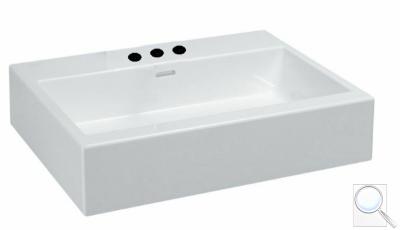Nábytkové umyvadlo Laufen Living City 60x46 cm tři otvory pro baterii H8174330001081 obr. 1