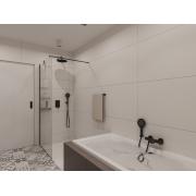 Sprchový systém SAT B-Way včetně podomítkového tělesa černá SATBPSETBW2. obr. 3&nbsp;