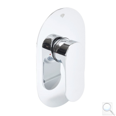 Sprchová baterie SAT Fusion včetně podomítkového tělesa chrom lesk SATBSFU210CP. obr. 1