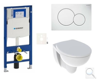 Závěsný WC set do lehkých stěn / předstěnová KOLO Rekord SIKOGES4K6. obr. 1