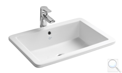 Zápustné umyvadlo Ideal Standard Strada 59,5x43,5 cm bez otvoru pro baterii K078001. obr. 1