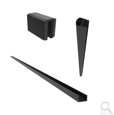 Pantový set pro Walk-In SAT Walk-In, černá SATWIPANTC. 