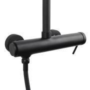 Sprchový systém SAT na stěnu s pákovou baterií černá SATSSPKC. obr. 8&nbsp;