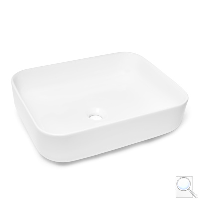 Umyvadlo na desku SAT Infinitio 50x39 cm lesk bez přepadu SATINF5039. obr. 1