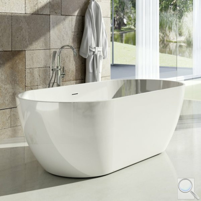 Volně stojící vana Ravak Freedom 169x80 cm akrylát XC00100020. 