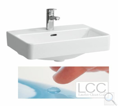 Umyvadlo na desku Laufen Pro 55x38 cm otvor pro baterii uprostřed H8129524001041. obr. 1