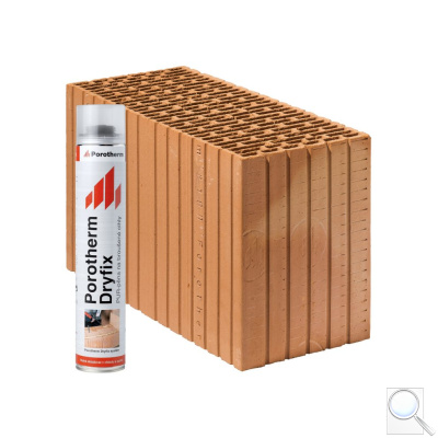 Cihla Porotherm 44 Profi Dryfix R - Broušená. obr. 1