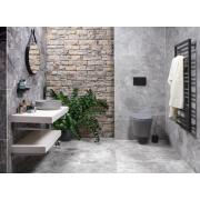 Umyvadlo na desku SAT Infinitio 39x39 cm šedá mat bez otvoru pro baterii SATINF3939LGRM. obr. 7