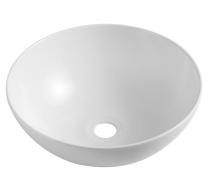 Umyvadlo na desku Triomini Slim 38,5x38,5 cm bez přepadu SLM3838