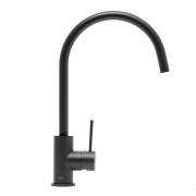 Dřezová baterie SAT Aurum s otočným ramínkem černá matná SATBAUR280C. &nbsp;(3)