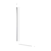 Sprchová zástěna Walk-In s profilem a zavětrováním SAT Walk-in. profil chrom