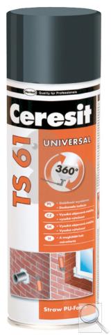 Jednosložková trubičková polyuretanová pěna Ceresit TS 61 - 500 ml 