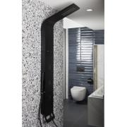 Sprchový panel SIKO na stěnu černá/chrom ALUSHOWERC. obr. 9&nbsp;