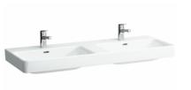Dvojumyvadlo Laufen Pro S 130x46 cm dva otvory pro baterii H8149684001041