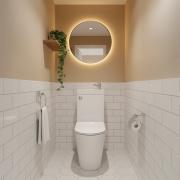 WC kombi komplet s umývátkem včetně ventilu SAT Brevis vario odpad SATBRE34. &nbsp;(9)