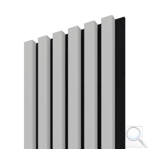 Obkladová lamela Fineza Spline Acoustic Glacier Grey bílá