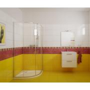 Koupelnová sestava s umyvadlem zrcadlem a osvětlením Vitra Mia 59x61x39,5 cm bílá lesk MIASET60B. obr. 2 