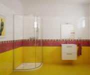Koupelnová sestava s umyvadlem zrcadlem a osvětlením Vitra Mia 59x61x39,5 cm bílá lesk MIASET60B (obr. 2)