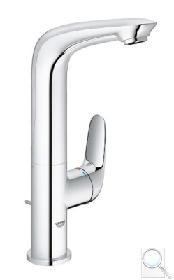 Vysoká umyvadlová baterie Grohe Eurostyle New s výpustí chrom 23718003. 