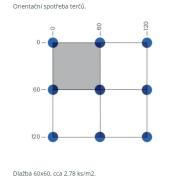 Dlažba Del Conca Vignoni noce hnědá.  