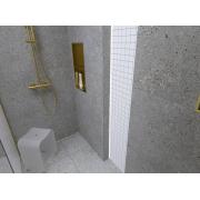 Vestavná polička SAT Aurum zlatá 33x63 cm SATAURN6030SBG. (3)