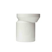 Přímý kus Nicoll ABU excentr 155 mm bílá 750401. obr. 2&nbsp;