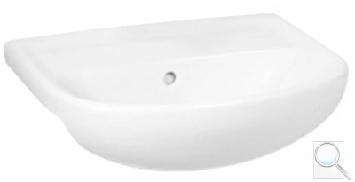 Nábytkové umyvadlo Jika Lyra Plus 60x46 cm bez otvoru pro baterii H8133830001091. obr. 1