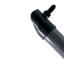 Vzpěra kulatá IDEAL® Zn+PVC antracit