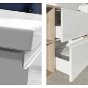 Koupelnová skříňka s umyvadlem Cersanit Dormo 80x37,5x62 cm bílá lesk SIKONCMO002BL. obr. 2&nbsp;