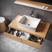 Koupelnová skříňka pod umyvadlo Ravak Formy 120x55 cm dub X000001034. obr. 3