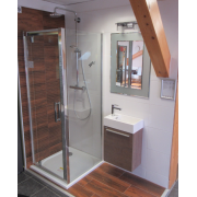 Sprchová vanička čtvercová SAT Limnew litý mramor 80x80, 90x90, 100x100 cm. Obr. 2&nbsp;