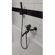 Vanová baterie WF Industrial se sprchovým setem 150 mm olejem gumovaný bronz SIKOBWFS223. obr. 5 