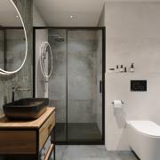 Vysoká umyvadlová baterie SIKO Elements bez výpusti černá/chrom SIKOBSEL285DC. obr. 6&nbsp;