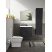 Koupelnová sestava s umyvadlem zrcadlem a osvětlením Vitra Mia 79x61x39,5 cm antracit lesk MIASET80A. obr. 4&nbsp;