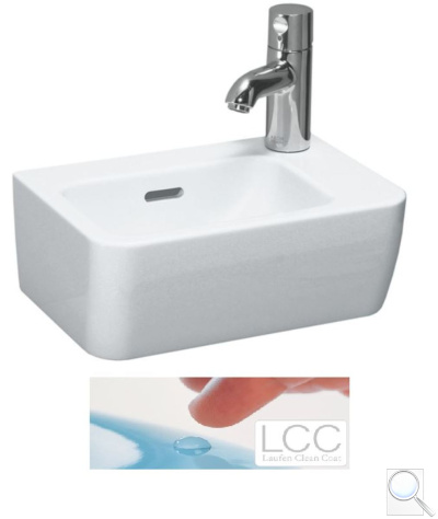 Umývátko Laufen Pro 36x25 cm otvor pro baterii vpravo H8169554001061. obr. 1