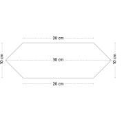 Obklady Ribesalbes Picket green zelená.