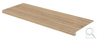 Schodová Tvarovka Rako Plywood Straw béžová